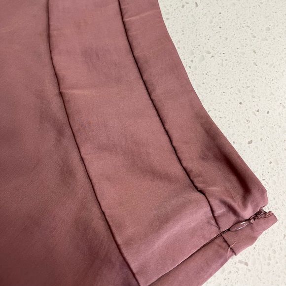 Free People Dusty Rose Satin Maxi Skirt - Picture 3 of 10